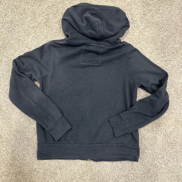 Aviator Nation Dark Hoodie with Colorful Stripes - Picture 2 of 4